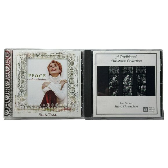 Christmas CD's The Sixteen Harry Christophers & Sheila Waltz Celtic  Traditional - Picture 1 of 5